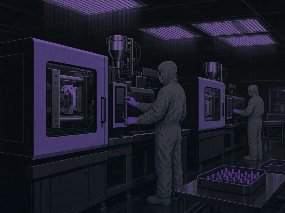 Cleanroom molding line